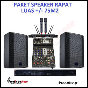 Paket Speaker Broadway 8 Inch Ruang Rapat Sedang 